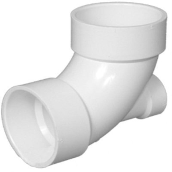 Charlotte Pipe And Foundry 3x3x112 DWV Low Elbow PVC 00303  0600HA